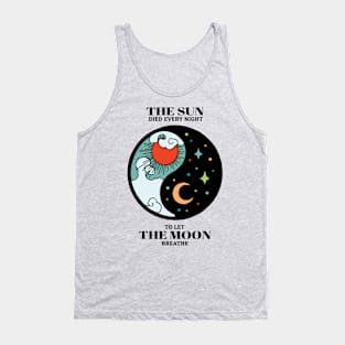 Vintage Yin Yang Day and Night Tank Top